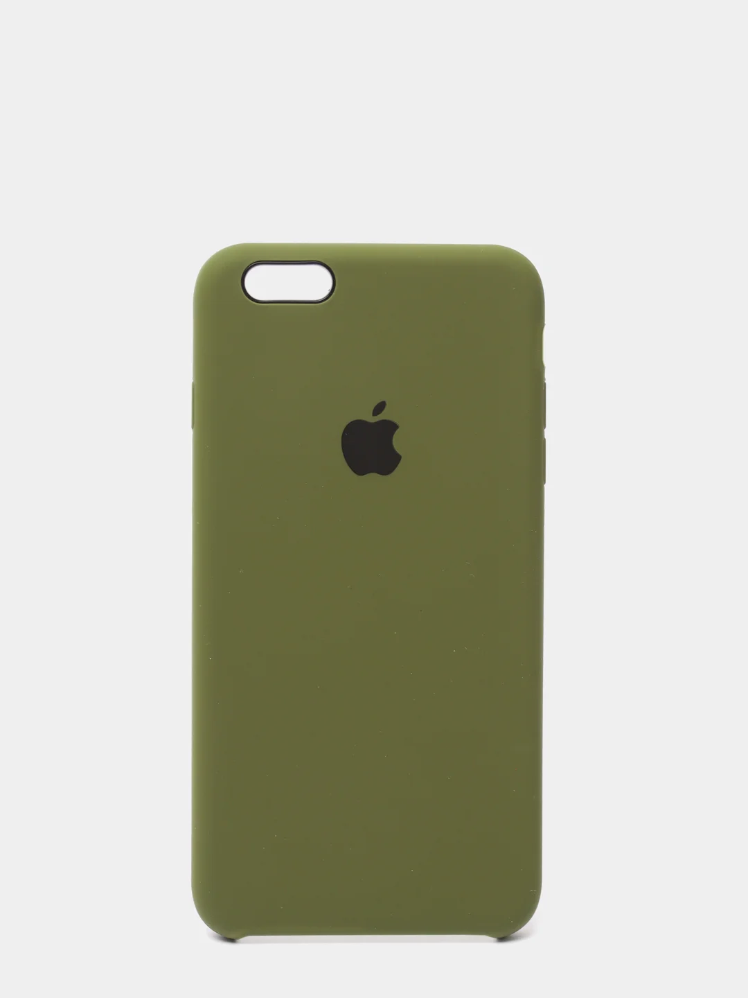 Зеленый силиконовый чехол iPhone 6 Plus / 6S Plus, с открытым низом