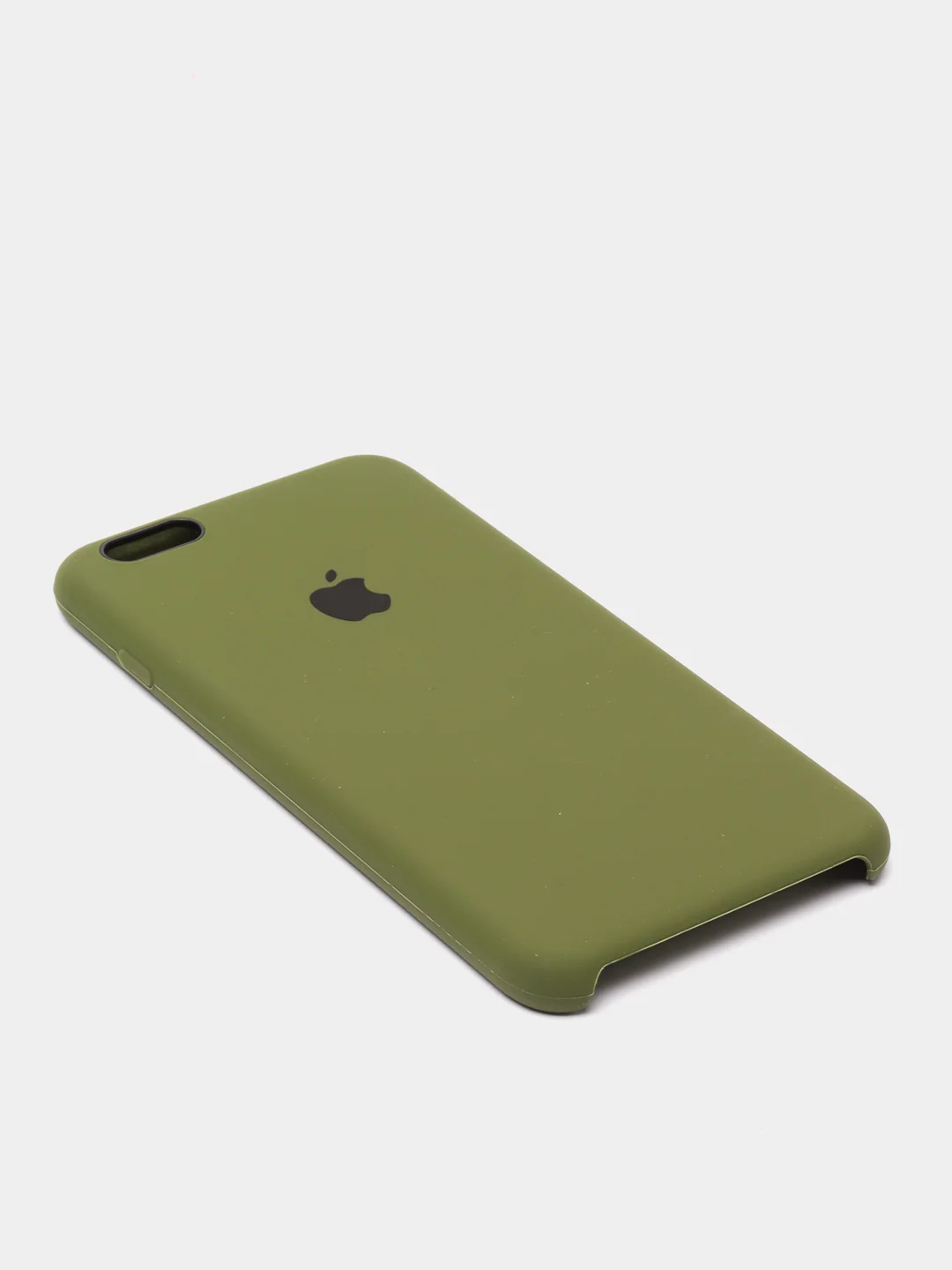 Зеленый силиконовый чехол iPhone 6 Plus / 6S Plus, с открытым низом