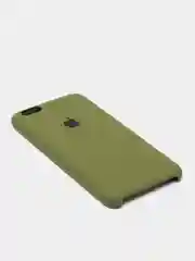 Зеленый силиконовый чехол iPhone 6 Plus / 6S Plus, с открытым низом