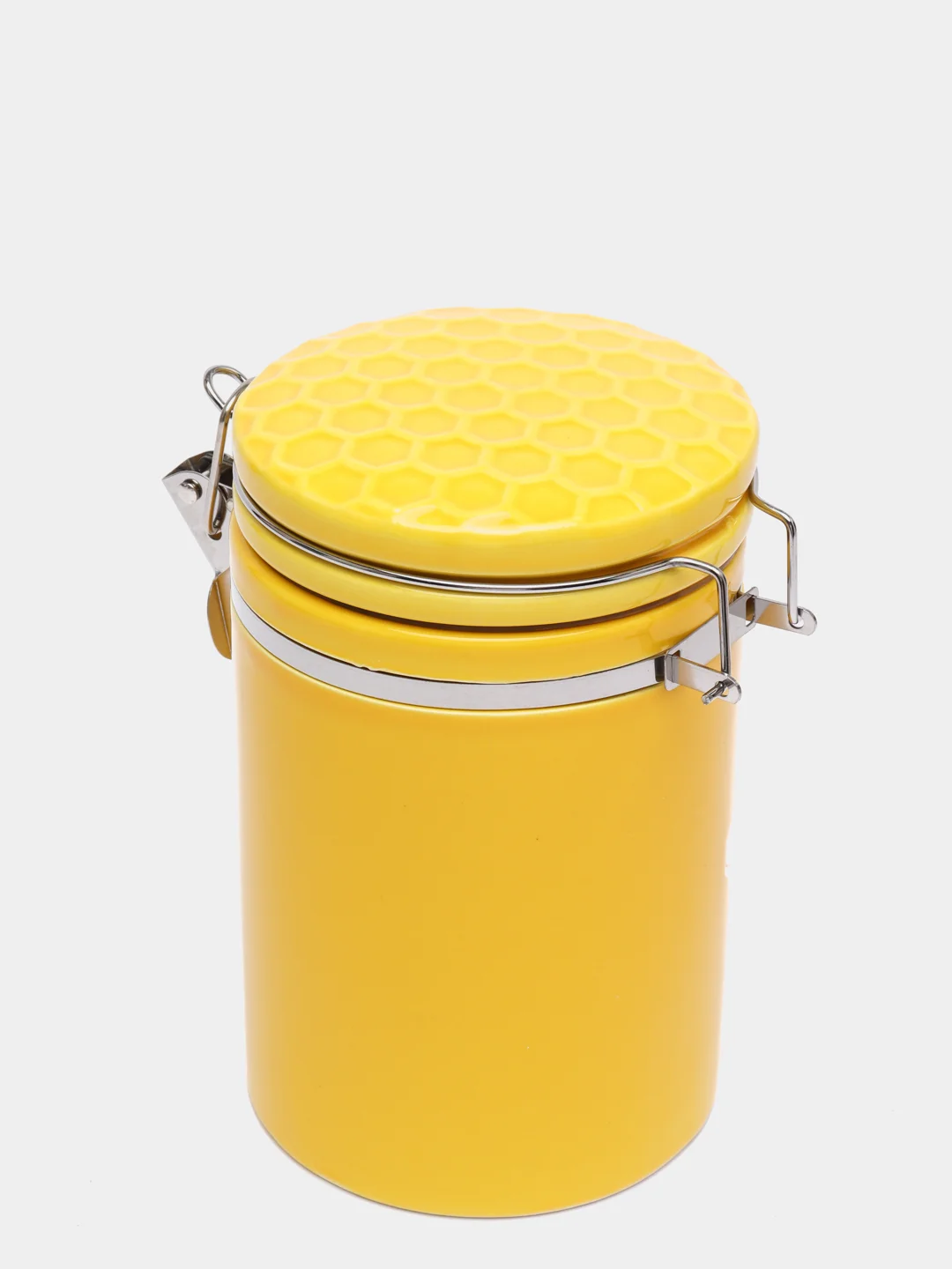 Банка для сыпучих продуктов (клипс) "Honey" 15*10*16,5 см. v=800 мл