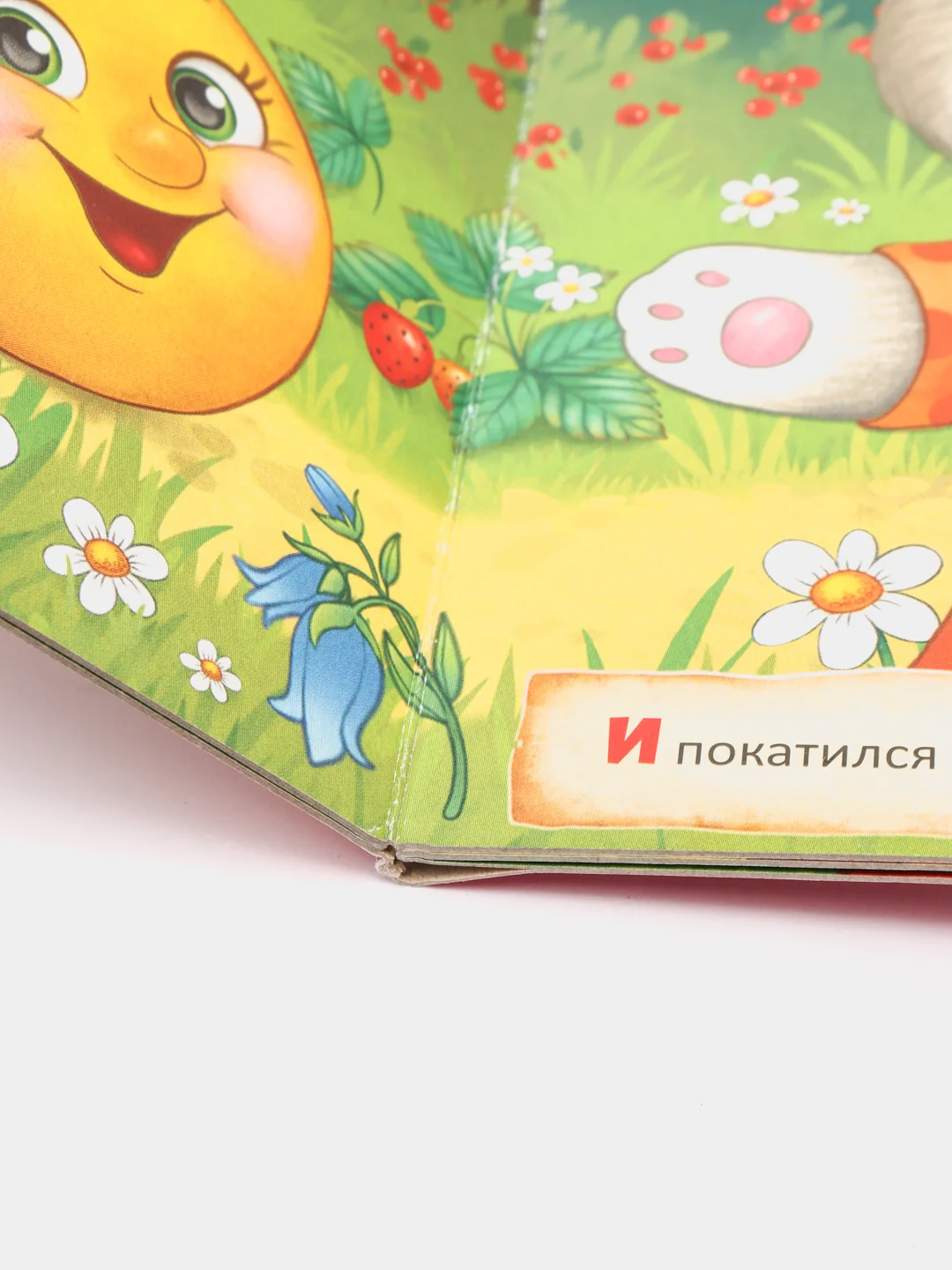 Зеленый книга детская картонная с глазками