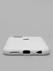 Белый силиконовый чехол iPhone 6 / iPhone 6S, Silicone Case, с закрытым низом