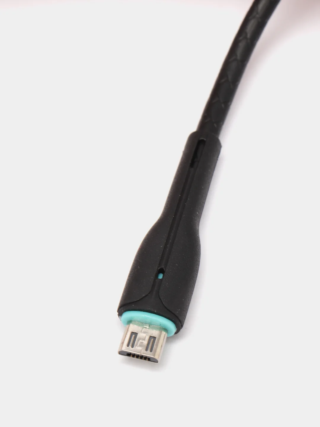 Черный кабель USB на Micro-USB "GFPower F16M", с индикацией, 1 метр, 3.6A, ПВХ, Android