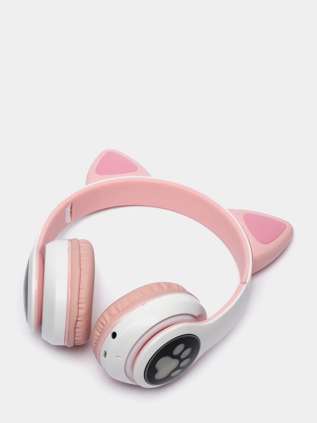 Розовый наушники беспроводные Bluetooth c кошачьими ушками CAT EAR STN-28