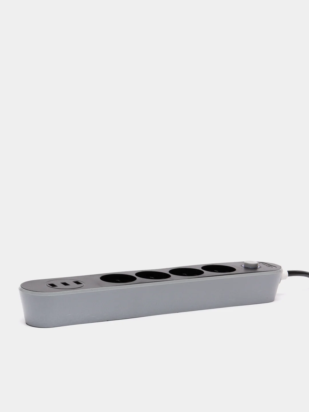 Угольный удлинитель сетевой фильтр с USB разъемами