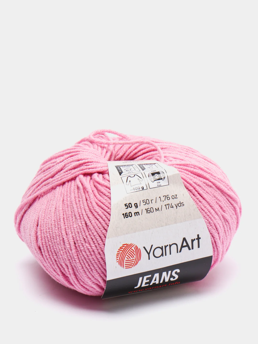 Сиреневый пряжа YarnArt Jeans Ярнарт Джинс