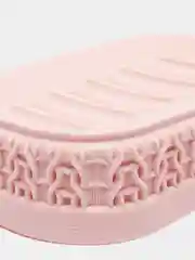 Розовый мыльница / подставка для мыла ВЯЗАНИЕ IDEA