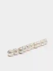Серебряный бусины металлические для браслета ажурные, для рукоделия и творчества