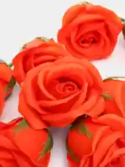 Алый розы из мыла