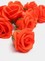 Алый розы из мыла