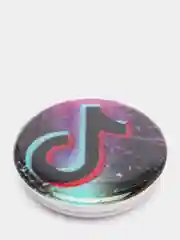 Хаки попсокет TikTok для смартфона (Tik tok, тик ток, тикток)