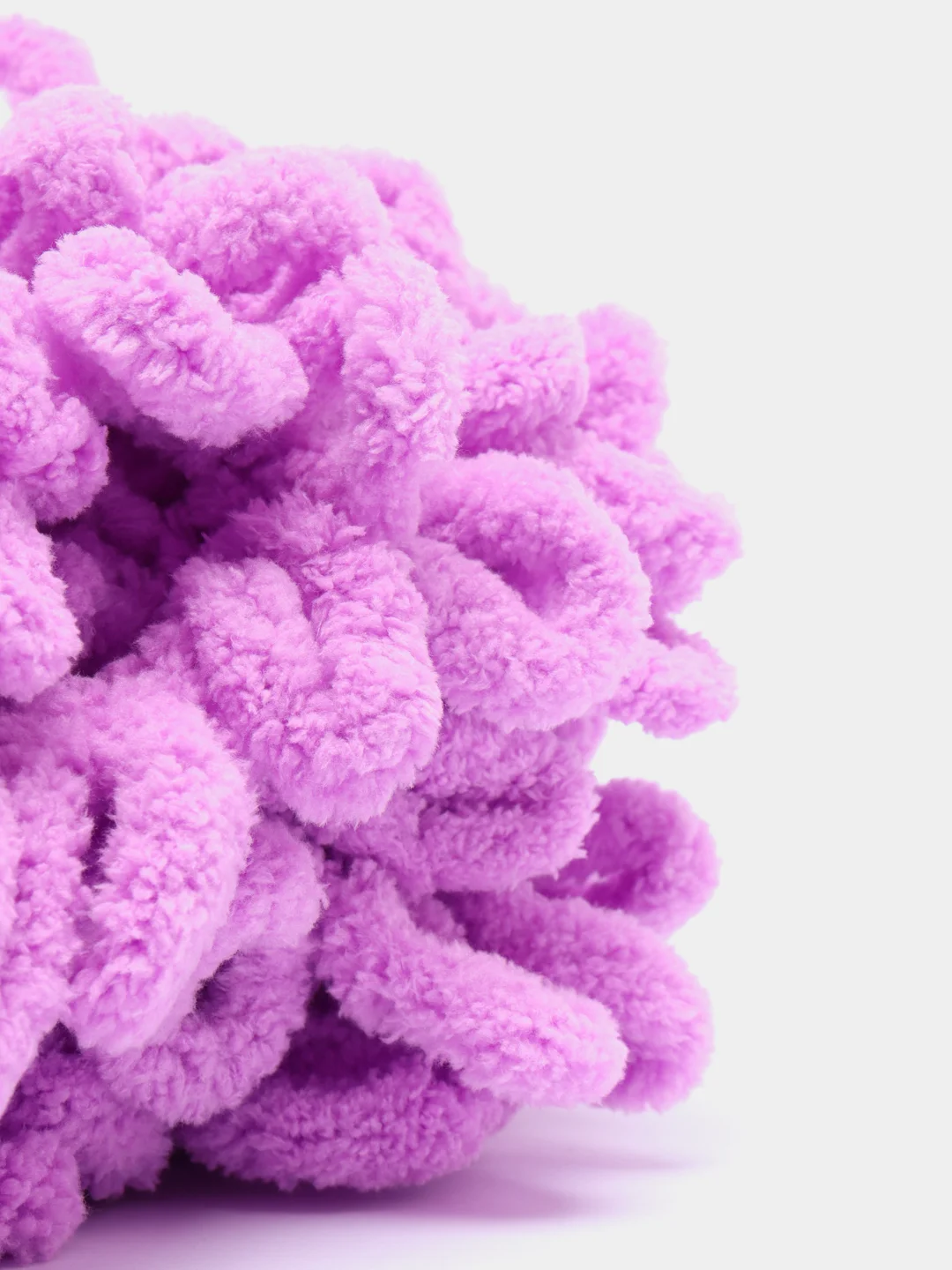 Фиолетовый пряжа с большими петельками Puffy Alize (Ализе Пуффи), разные цвета