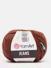 Коричневый пряжа YarnArt Jeans 55% Хлопок 45% Акрил 50г 160м ( Часть 2) Ярн Арт Джинс