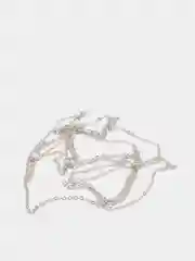 Серебряный цепочка для изготовления украшений, якорное плетение
