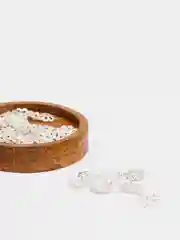 Серебряный шапочки для бусин розетки металлические
