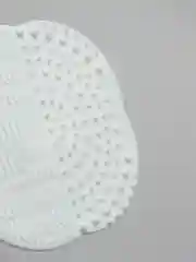 Белый силиконовый коврик для мытья кистей