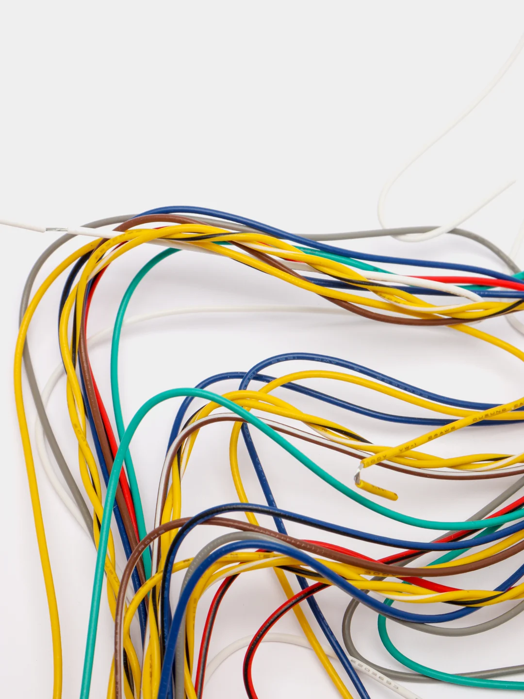Набор проводов ПВХ 24AWG, 10 цветов по 100 см +/- 5 см