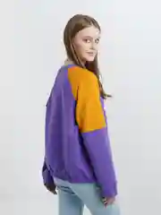 Аметистовый свитшот женский