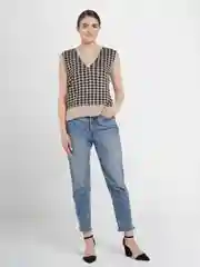 Бежевый жилет женский, oversize