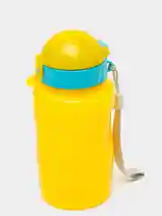 Желтый бутылка / поильник для воды спортивная 350 мл "Lifestyle Аnatomic" со шнурком
