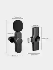 Микрофон петличный беспроводной для Iphone и android