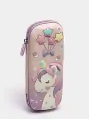 Алый пенал школьный, детский, 3D
