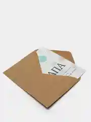 Поздравительная открытка Life poster, с крафтовым конвертом