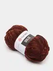 Шоколадный пряжа плюшевая YarnArt Dolce (ЯрнАрт Дольче)