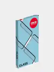 Черный стекло защитное 3D Glass для iPhone 6 Plus/6S Plus, черная рамка