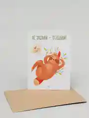 Кораллово-розовый открытки с днём рождения (47 видов), крафт конверт в подарок, на праздник другу подруге