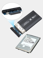 Корпус - кейс для внешнего жесткого диска (корпус) для HDD SSD 2,5 USB 2.0