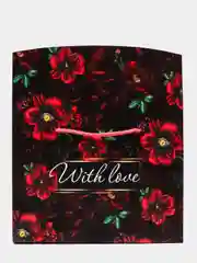 Пакет-коробка With love, 23 х 18 х 11 см