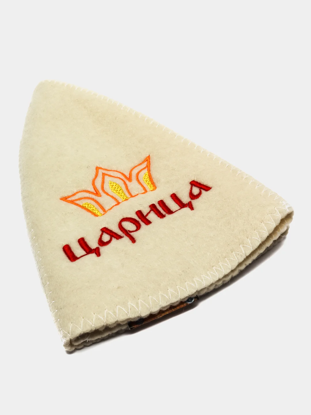 Серый шапка для бани