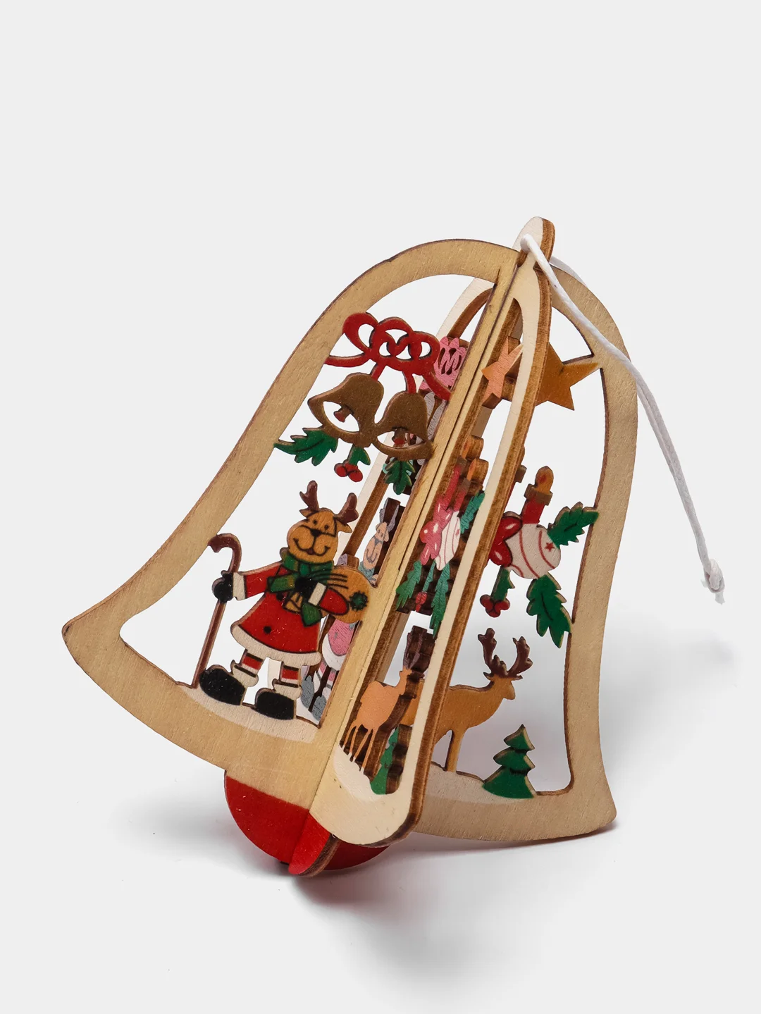 Елочные игрушки из дерева