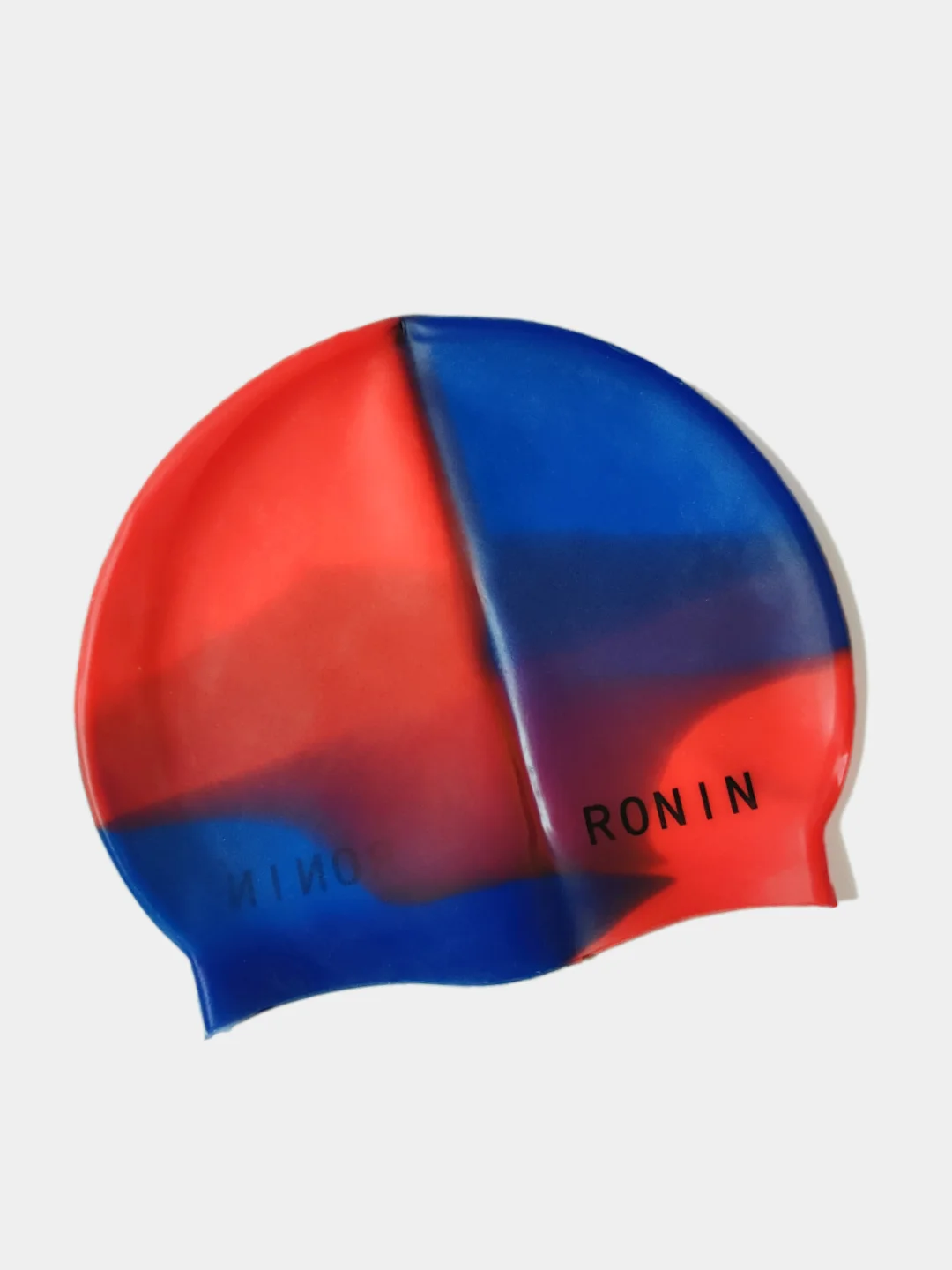 Алый шапочка для плавания Ronin детская силиконовая, градиентные расцветки