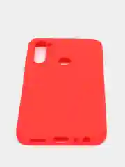 Красный силиконовый чехол Xiaomi Redmi Note 8T (Сяоми Редми Нот 8Т / Ноут), прозрачный