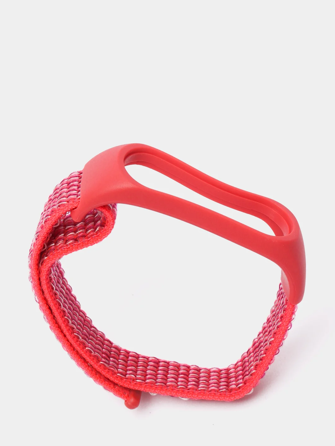 Коралловый меланж ремешок нейлоновый для Xiaomi mi band 4/5/6/7, на липучке, Сяоми ми банд