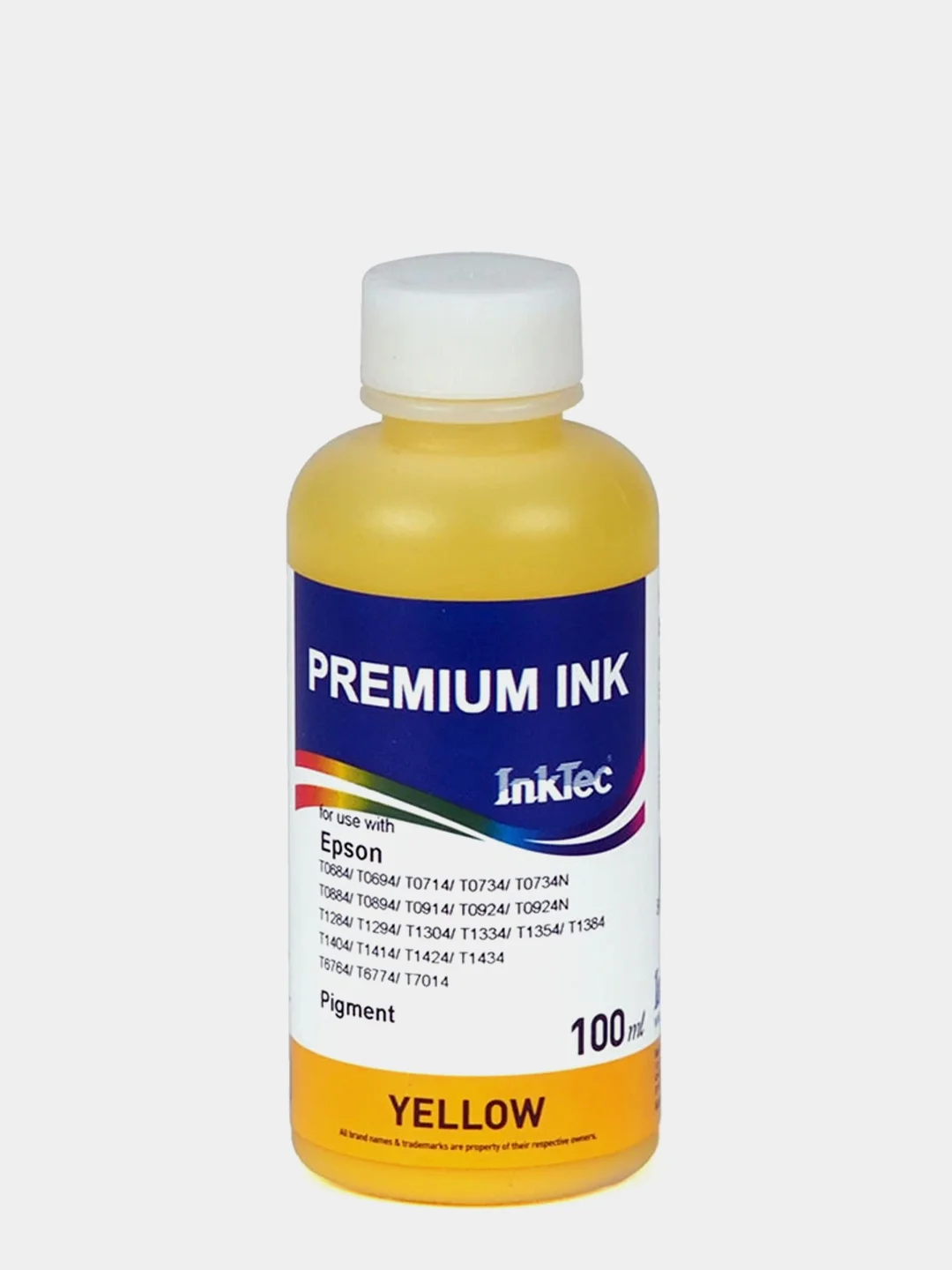 Желтый чернила InkTec E0013 для принтеров Epson Pigment 100ml