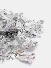 Серебряный фольга для дизайна ногтей, поталь для маникюра, сусальное золото для дизайна ногтей