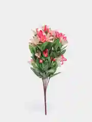 Искусственные цветы. Колокольчики (двухцветный букет). Высота: 35 см. D цветка: до 5 см