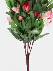 Искусственные цветы. Колокольчики (двухцветный букет). Высота: 35 см. D цветка: до 5 см