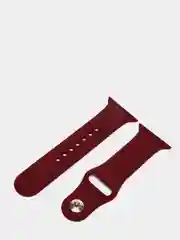 Багровый силиконовый ремешок для Apple Watch X22 PRO М36 М16 М26 Х7 38/40/42/44