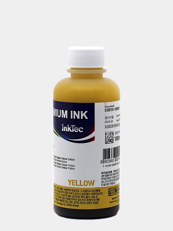 Чернила Премиум InkTec E0010 (T0821-T0826) по 100мл для Epson L100/L805/R290/T50/P50 и др