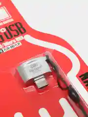 Переходник USB 2.0 - microUSB, RA-OTG, серебристый
