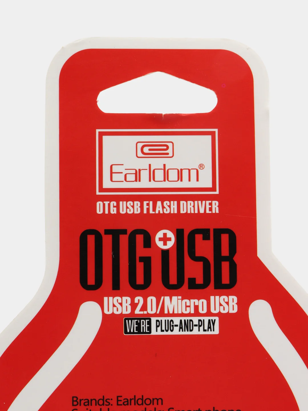 Переходник USB 2.0 - microUSB, RA-OTG, серебристый