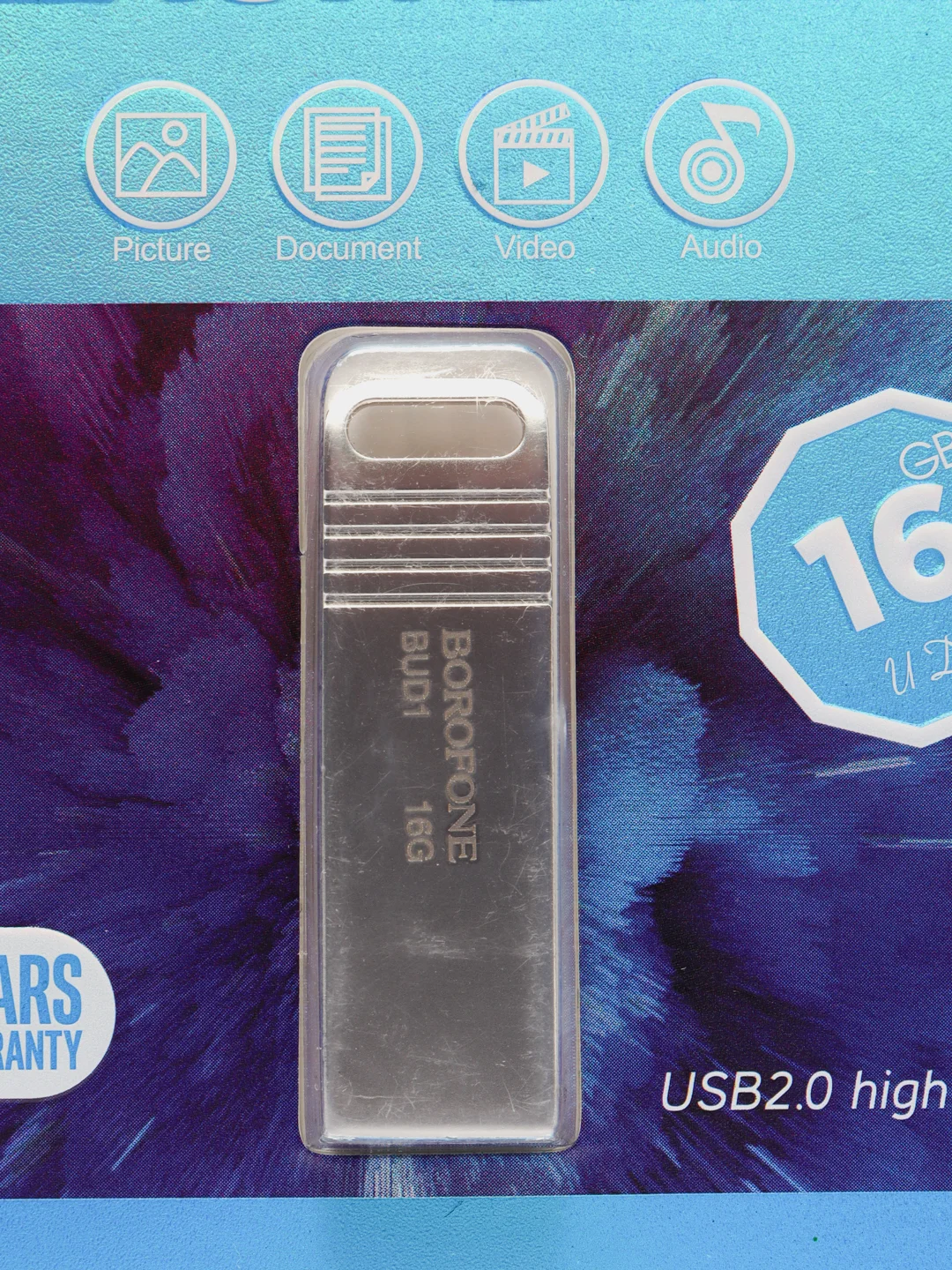 Флеш-накопитель USB Borofone Bud1, 16Gb