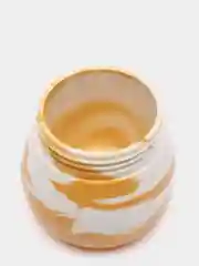 Желтый банка для мелочей, ручная работа