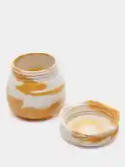 Желтый банка для мелочей, ручная работа