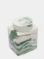 Зеленый банка для мелочей, ручная работа