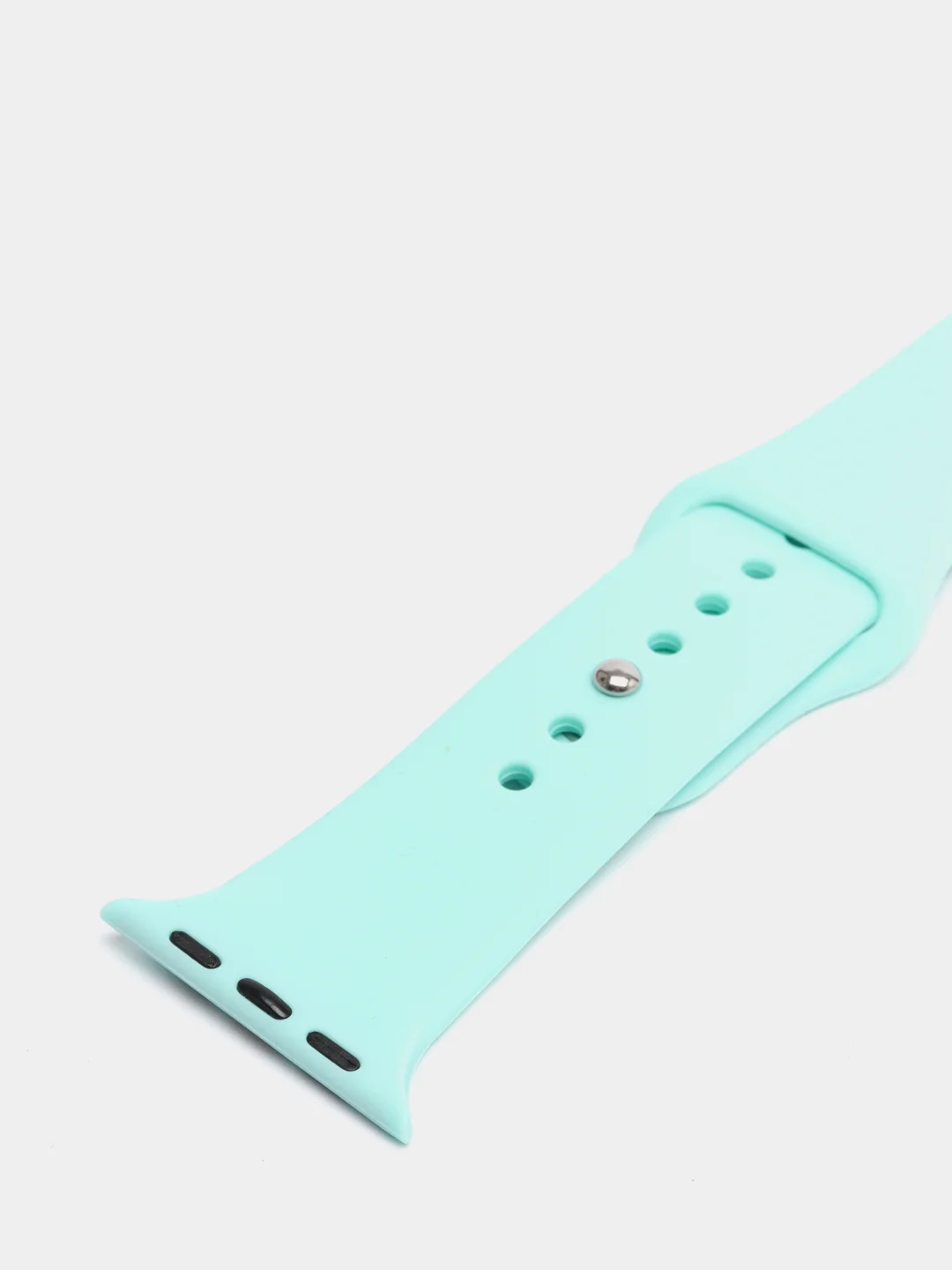 Бирюзовый ремешок для Apple Watch, силиконовый